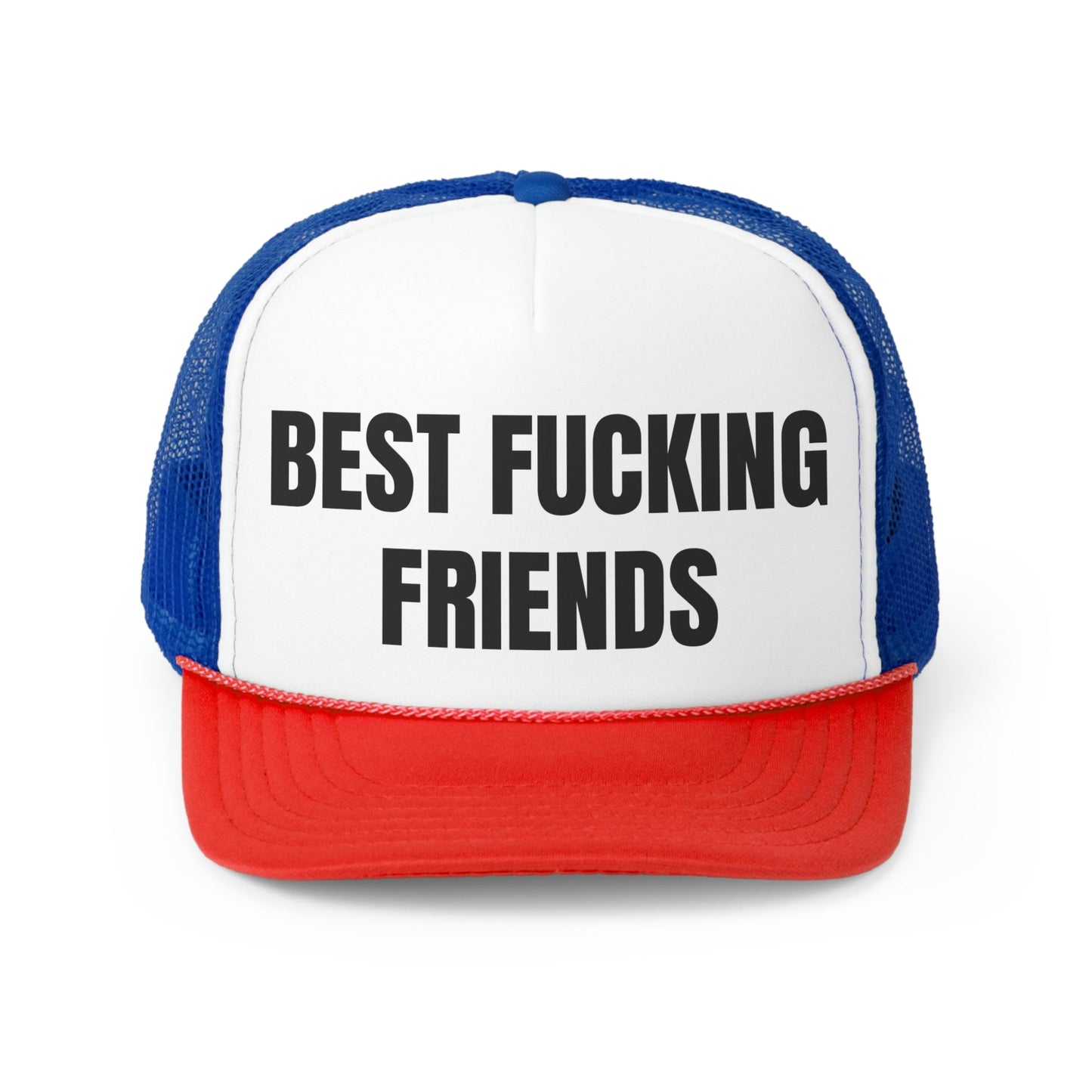 Best Fucking Friends Funny Trucker Hat-3