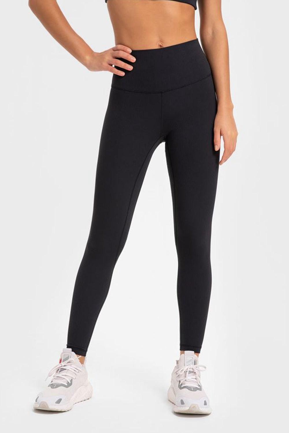 Highly Stretchy Wide Waistband Yoga Leggings - Stellar Soul 