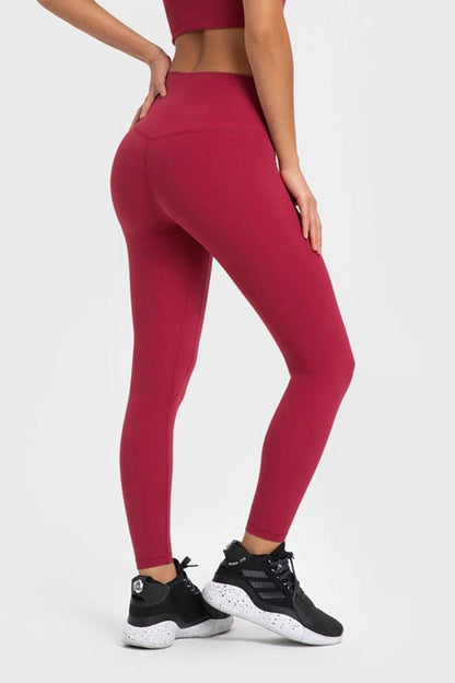 Highly Stretchy Wide Waistband Yoga Leggings - Stellar Soul 