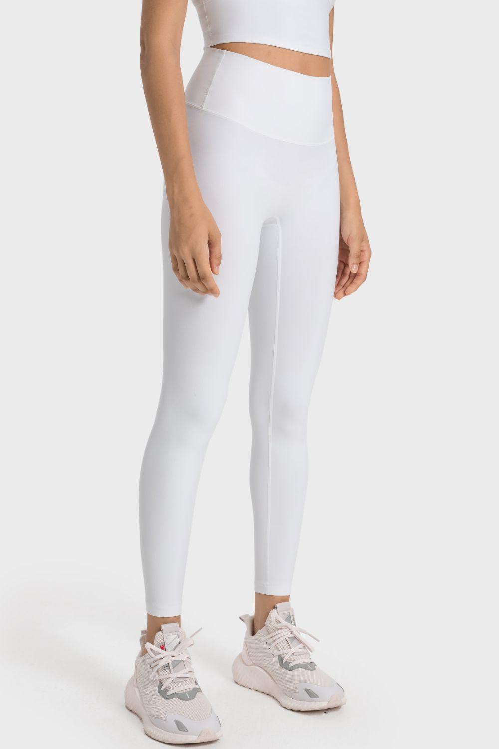 High-Rise Wide Waistband Yoga Leggings - Stellar Soul 