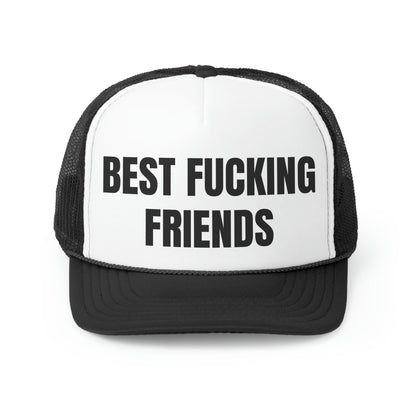 Best Fucking Friends Funny Trucker Hat-6