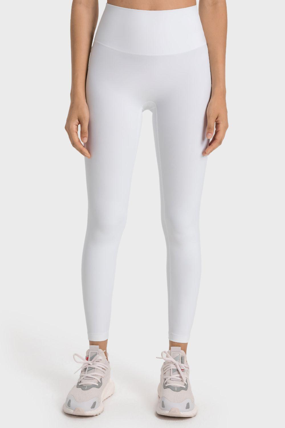 High-Rise Wide Waistband Yoga Leggings - Stellar Soul 