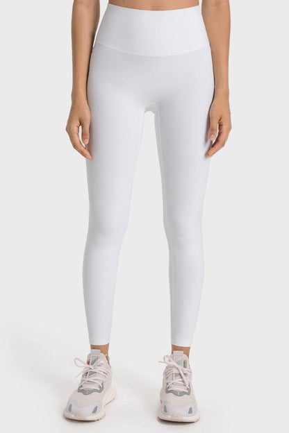 High-Rise Wide Waistband Yoga Leggings - Stellar Soul 