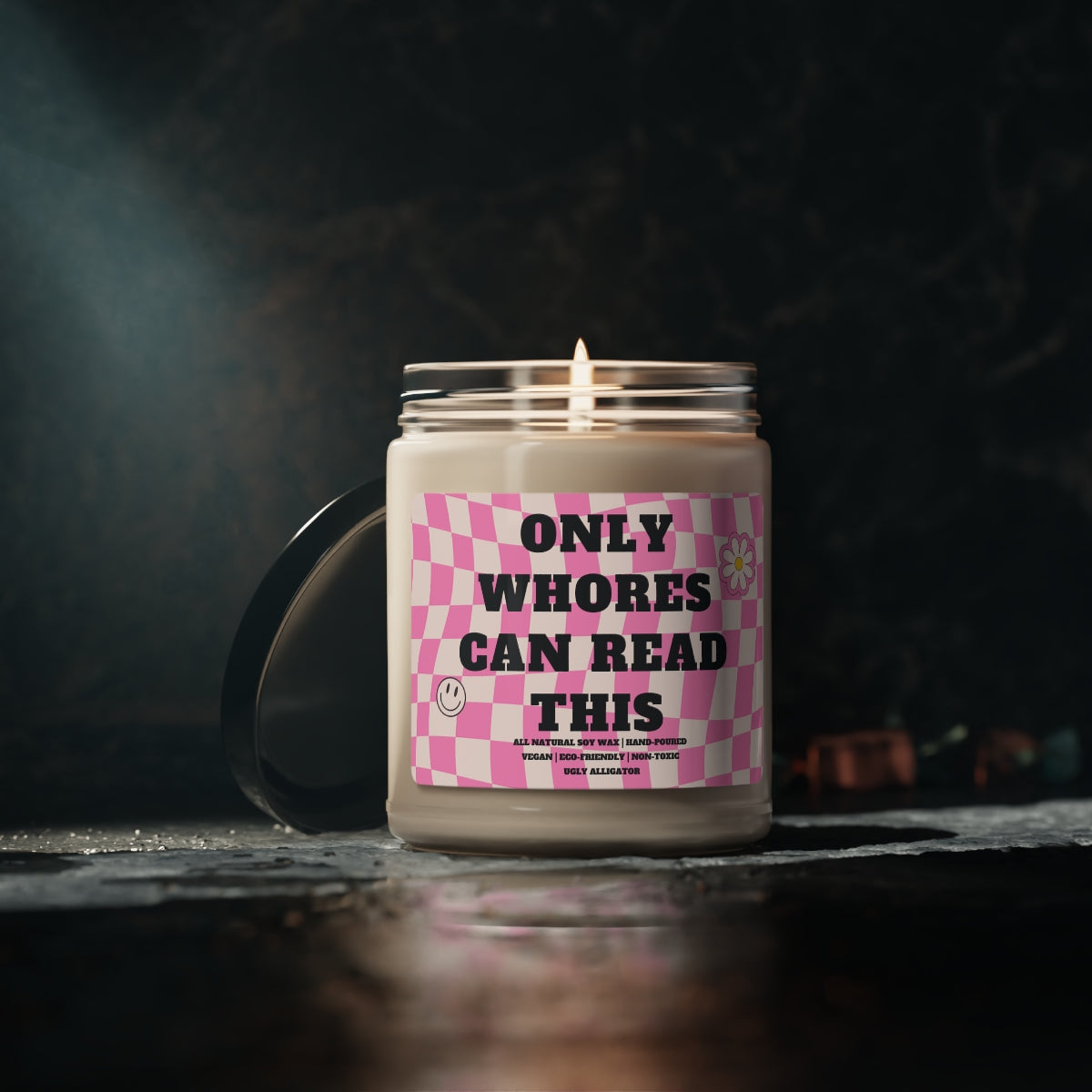 Only Whores Can Read This Soy Candle, 9oz-1