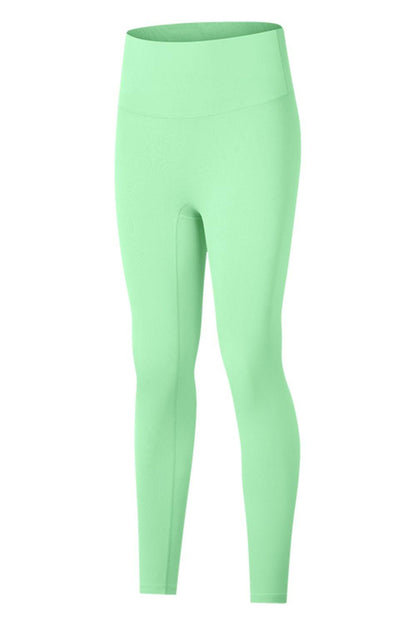 High-Rise Wide Waistband Yoga Leggings - Stellar Soul 