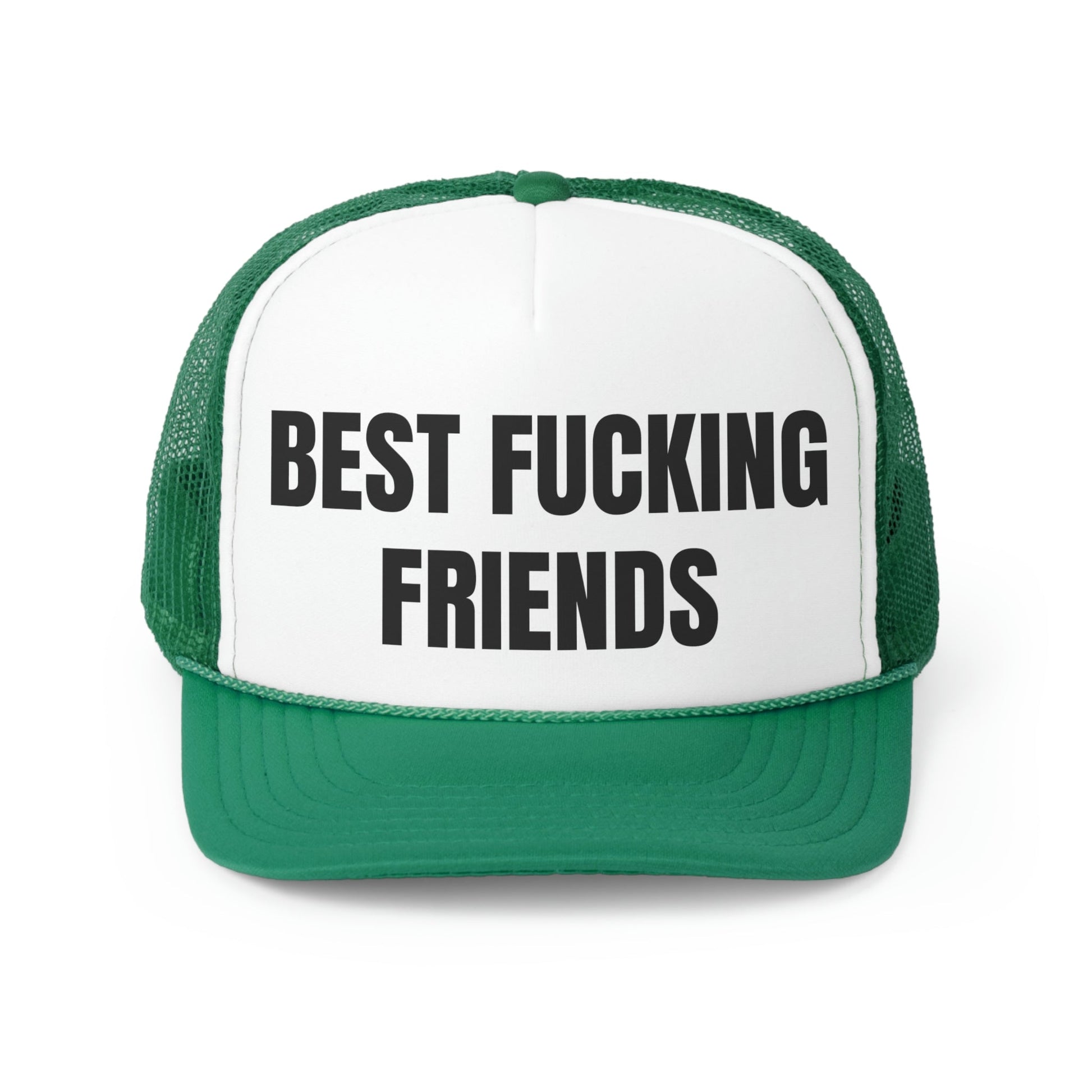 Best Fucking Friends Funny Trucker Hat-0