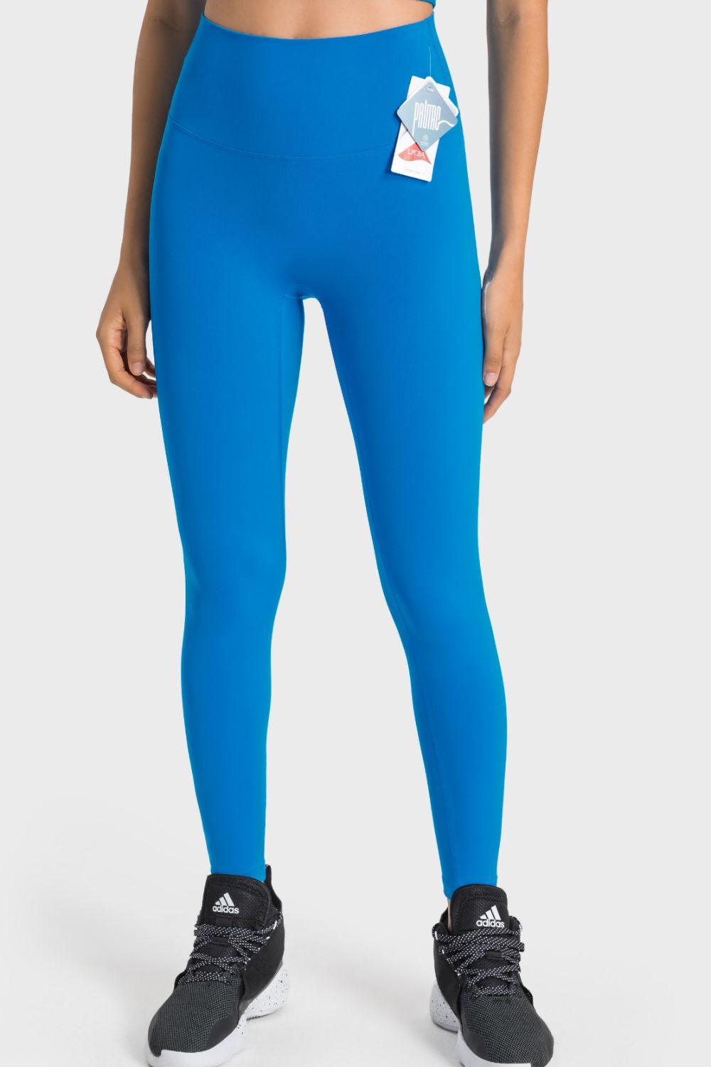 High-Rise Wide Waistband Yoga Leggings - Stellar Soul 